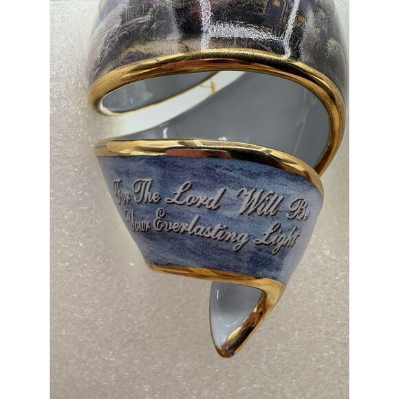 Bradford Editions Christmas Tree Ornament A New Day Beacon Lighthouse Light Blue - Picture 3 of 7